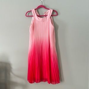 Ombré Spring Pleated Dress